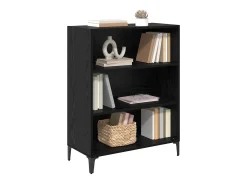 Vitrina Roble negro 32.5 x 69.5 x 90 cm Madera contrachapada
