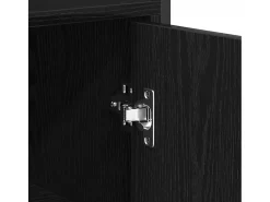 Vitrina Roble negro 70 x 30 x 80 cm Madera contrachapada