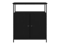 Vitrina Roble negro 70 x 30 x 80 cm Madera contrachapada