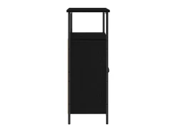 Vitrina Roble negro 70 x 30 x 80 cm Madera contrachapada