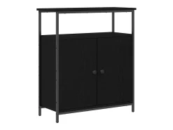 Vitrina Roble negro 70 x 30 x 80 cm Madera contrachapada