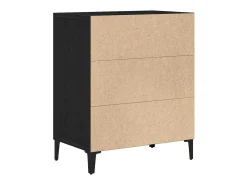 Vitrina Roble negro 57 x 35 x 70 cm Madera contrachapada