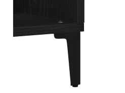 Vitrina Roble negro 57 x 35 x 70 cm Madera contrachapada