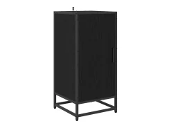 Vitrina Roble negro 35 x 35.5 x 76 cm Madera contrachapada