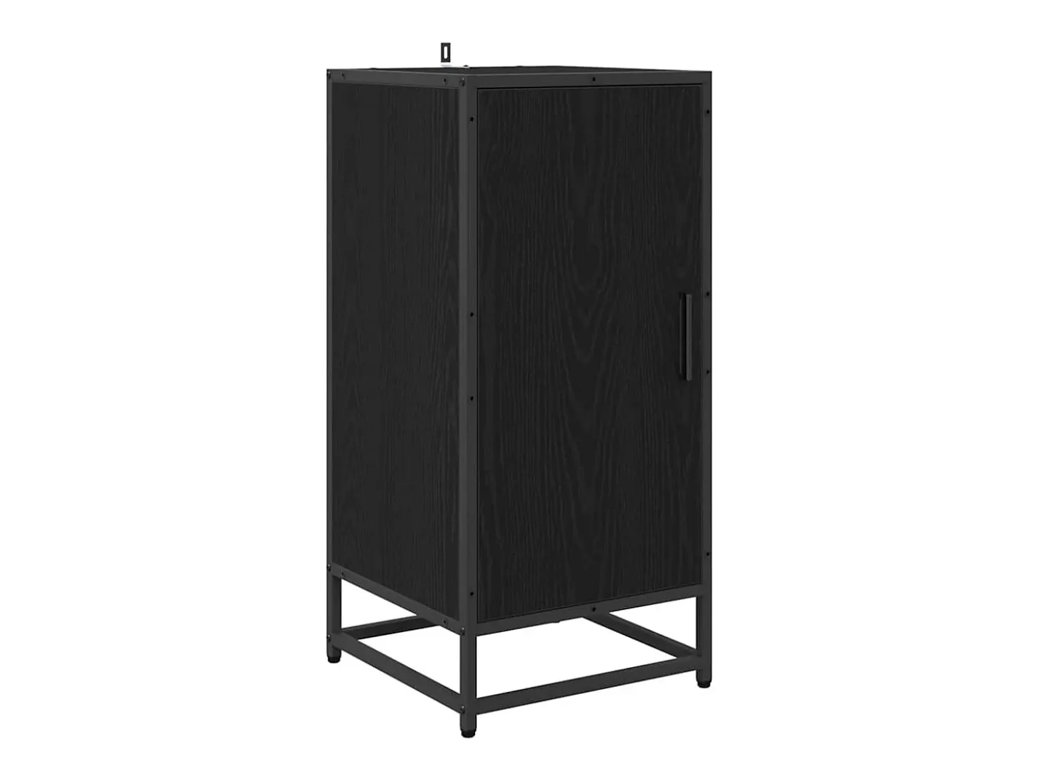 Vitrina Roble negro 35 x 35.5 x 76 cm Madera contrachapada