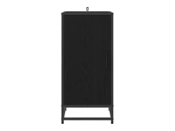 Vitrina Roble negro 35 x 35.5 x 76 cm Madera contrachapada