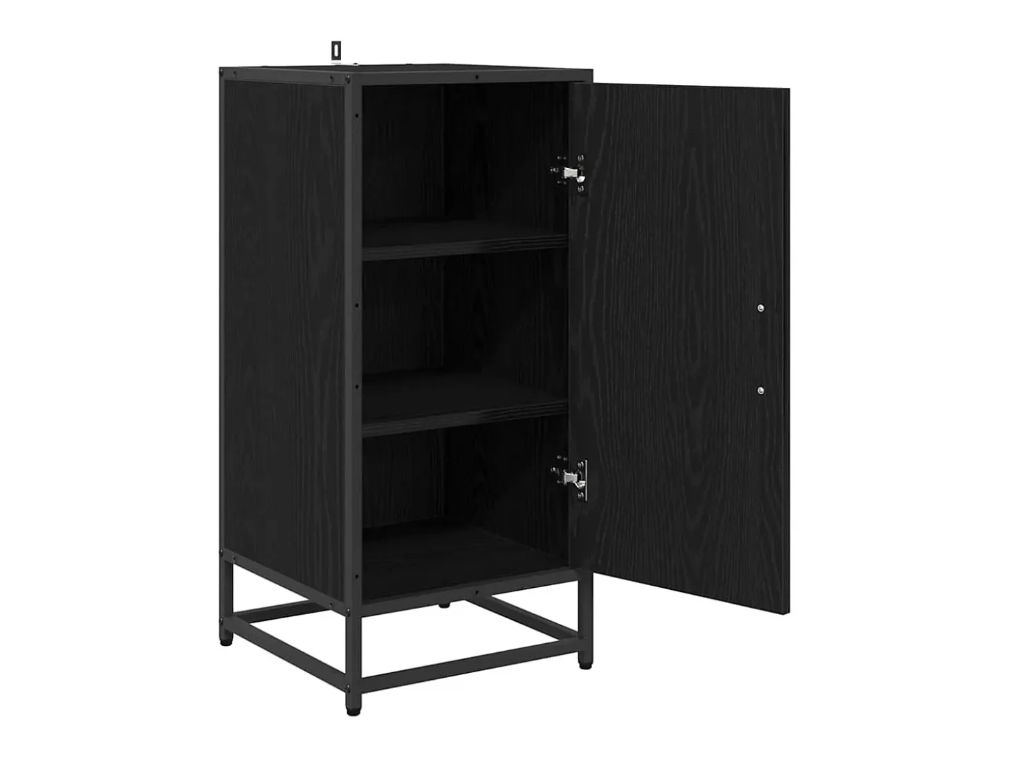 Vitrina Roble negro 35 x 35.5 x 76 cm Madera contrachapada