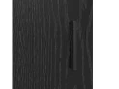 Vitrina Roble negro 35 x 35.5 x 76 cm Madera contrachapada
