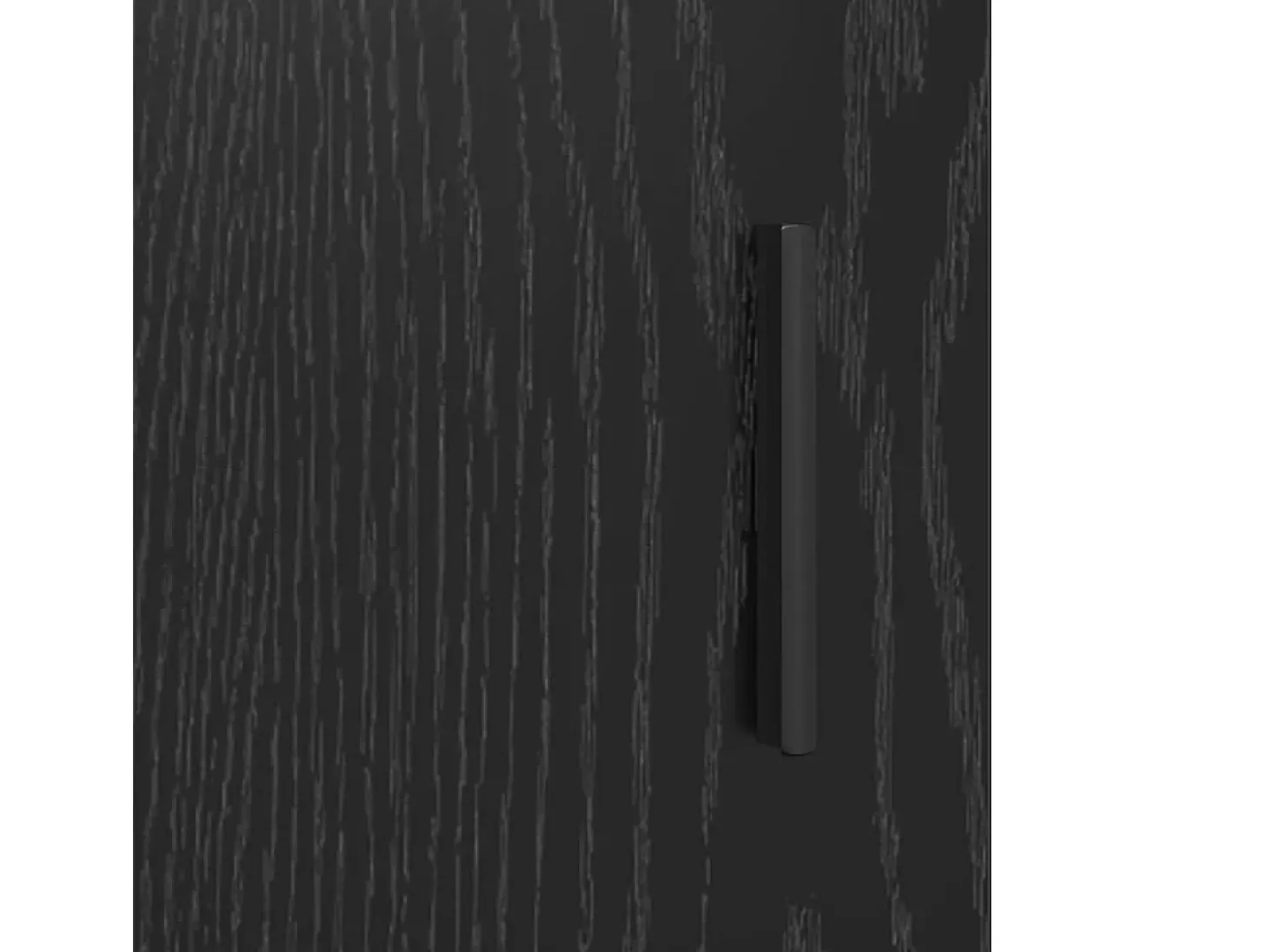 Vitrina Roble negro 35 x 35.5 x 76 cm Madera contrachapada