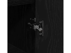 Vitrina Roble negro 35 x 35.5 x 76 cm Madera contrachapada