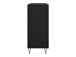 Vitrina Roble negro 90 x 34 x 80 cm Madera contrachapada