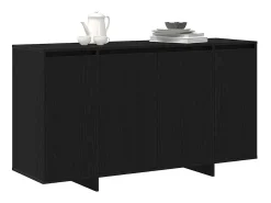Vitrina Roble negro 135 x 41 x 69 cm Madera contrachapada