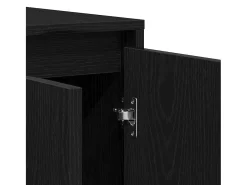 Vitrina Roble negro 135 x 41 x 69 cm Madera contrachapada