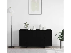 Vitrina Roble negro 135 x 41 x 69 cm Madera contrachapada