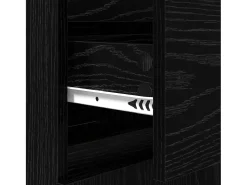 Vitrina Roble negro 35 x 40 x 70 cm Madera contrachapada