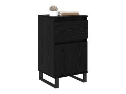 Vitrina Roble negro 35 x 40 x 70 cm Madera contrachapada