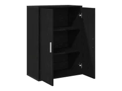 Vitrina Roble negro 60 x 31 x 84 cm Madera contrachapada