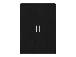 Vitrina Roble negro 60 x 31 x 84 cm Madera contrachapada