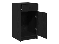 Vitrina Roble negro 40 x 40.5 x 75 cm Madera contrachapada