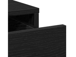 Vitrina Roble negro 40 x 40.5 x 75 cm Madera contrachapada