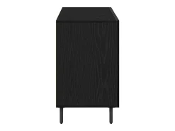 Vitrina Roble negro 100 x 36 x 60 cm Madera contrachapada