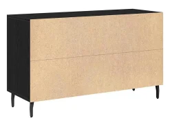Vitrina Roble negro 100 x 36 x 60 cm Madera contrachapada