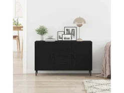 Vitrina Roble negro 100 x 36 x 60 cm Madera contrachapada