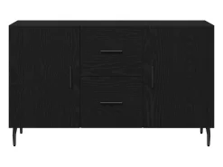 Vitrina Roble negro 100 x 36 x 60 cm Madera contrachapada