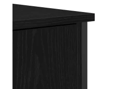 Vitrina Roble negro 70 x 30 x 80 cm Madera contrachapada