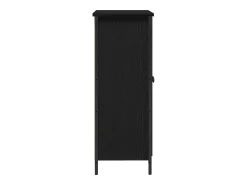 Vitrina Roble negro 70 x 30 x 80 cm Madera contrachapada