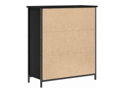 Vitrina Roble negro 70 x 30 x 80 cm Madera contrachapada