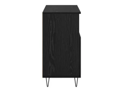 Vitrina Roble negro 60 x 35 x 70 cm Madera contrachapada