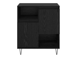 Vitrina Roble negro 60 x 35 x 70 cm Madera contrachapada