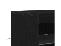 Vitrina Roble negro 41 x 37 x 100 cm Madera contrachapada