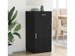 Vitrina Roble negro 42.5 x 40 x 93 cm Madera contrachapada