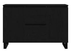 Vitrina Roble negro 101.5 x 35 x 70 cm Madera contrachapada