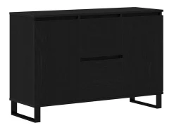 Vitrina Roble negro 101.5 x 35 x 70 cm Madera contrachapada
