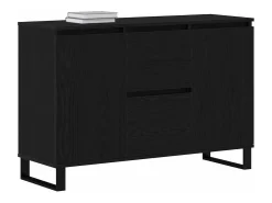 Vitrina Roble negro 101.5 x 35 x 70 cm Madera contrachapada