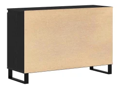 Vitrina Roble negro 101.5 x 35 x 70 cm Madera contrachapada