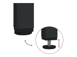 Vitrina Roble negro 100 x 35 x 70 cm Madera contrachapada