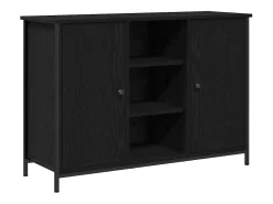 Vitrina Roble negro 100 x 35 x 70 cm Madera contrachapada