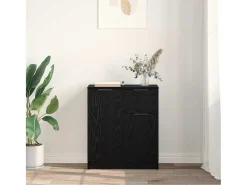 Vitrina Roble negro 60 x 30 x 70 cm Madera contrachapada
