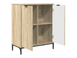 Vitrina Roble Sonoma 69.5 x 33 x 82 cm Madera contrachapada