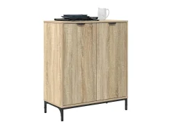 Vitrina Roble Sonoma 69.5 x 33 x 82 cm Madera contrachapada