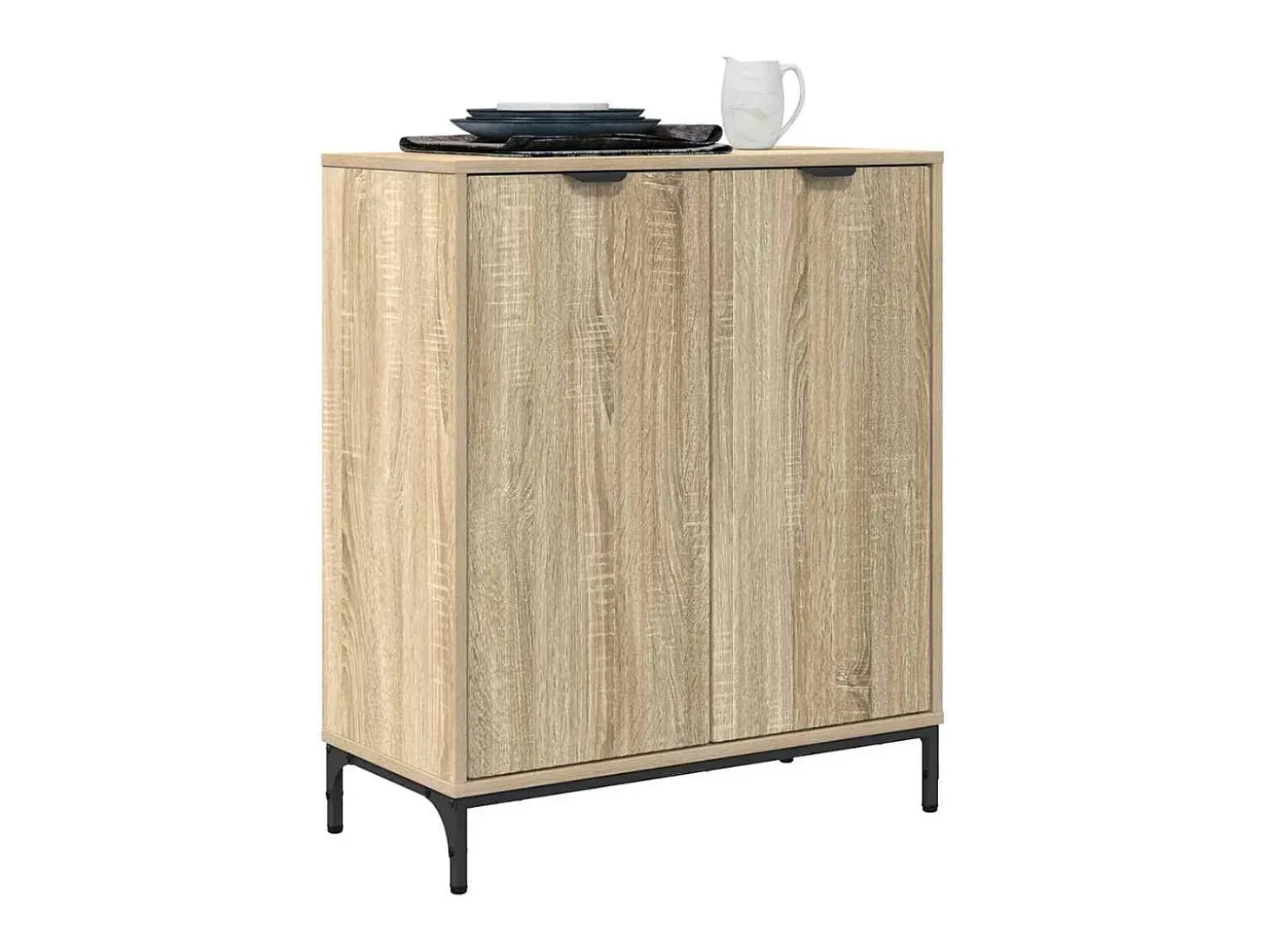Vitrina Roble Sonoma 69.5 x 33 x 82 cm Madera contrachapada