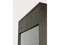 Vitrina 100x200x41 cm negro Sevilla SEV26-2