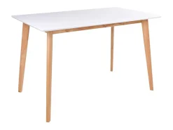 VOJENS eettafel – Scandinavische stijl en compact formaat-Color Blanco