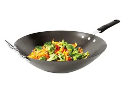 Wok de acero para todos los quemadores, incluido el de inducción 33 cm