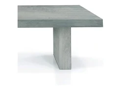 180x100 cm - 480x100 cm - JESOLO - mesa extensible de madera chapada en beton