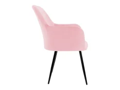 2x Silla comedor cocina asiento tapizado terciopelo retro ECD Germany